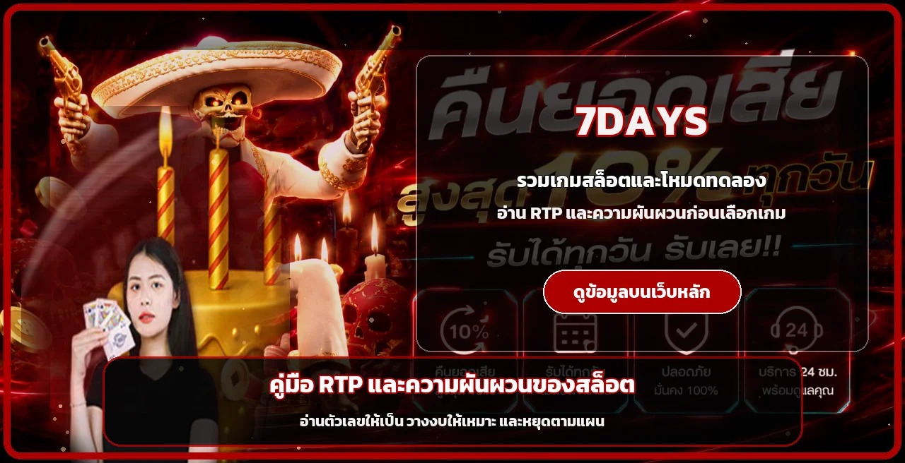 7DAYS คู่มือ RTP และความผันผวนของสล็อต